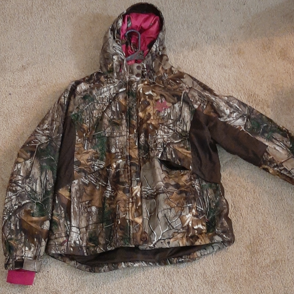 Camouflage winter coat